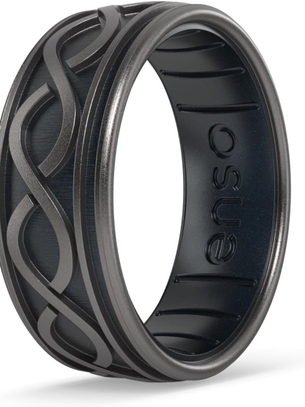 Comfortable DualTone Silicone Rings - Flexible Design, Lord of the Rings